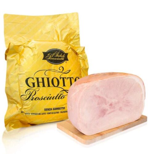 Prosciutto cotto_Ghiotto_Giallo - GustoItaliaShop Prosciutto Cotto intero