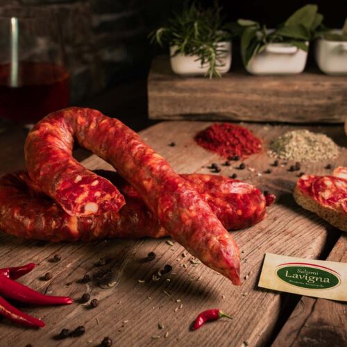 Salsiccia dolce Calabrese - GustoItaliaShop Salsiccia dolce Calabrese
