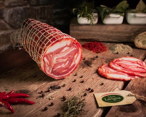 Pancetta Arrotolata Calabrese - GustoItaliaShop Pancetta Arrotolata Calabrese